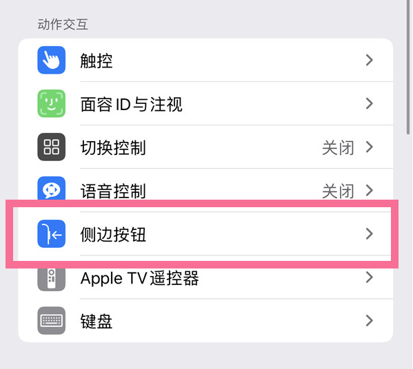 阿拉善右苹果14维修店分享iPhone14 Plus侧键双击下载功能关闭方法 